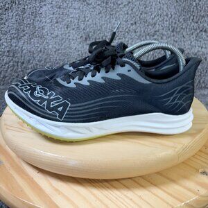 Hoka One One Black and White Athletic Shoes, Track and Field, 10 Women, 8.5 Men.